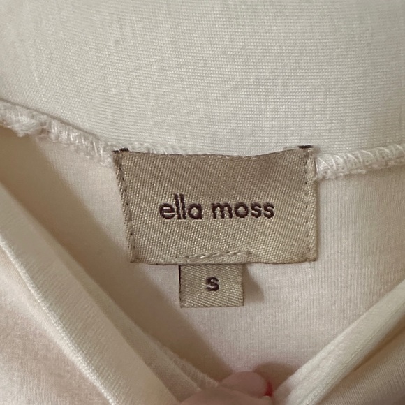ELLA MOSS | AS IS Elegant Cream Skirt with Black Trim - Picture 9 of 12